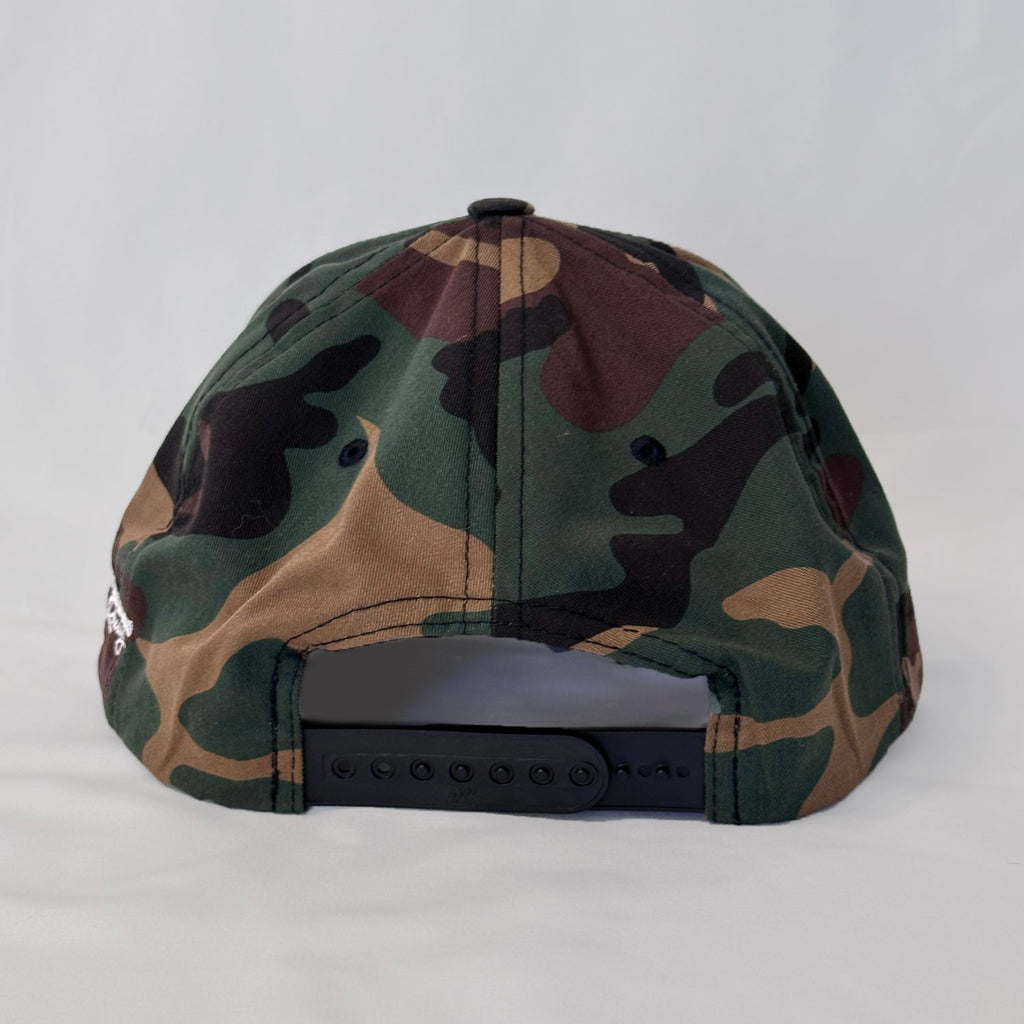 camo racing snapback