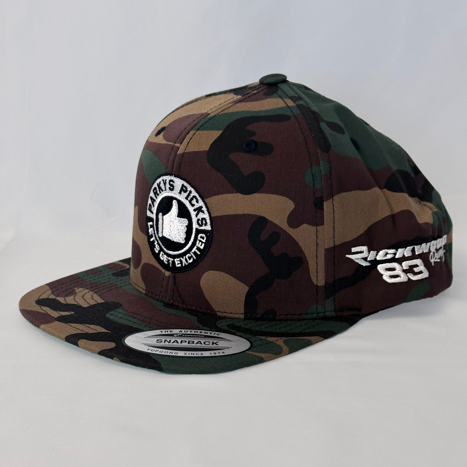 Camouflage snapback cap 