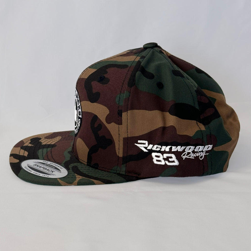 Camo racing snapback