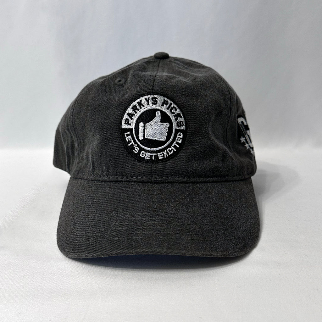 Gray-Whither’s Team Curling Hat in gray cotton with premium team logo stitching