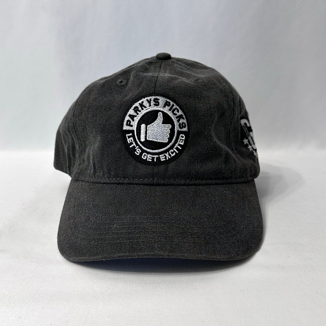 Gray-Whither’s Team Curling Hat in gray cotton with premium team logo stitching