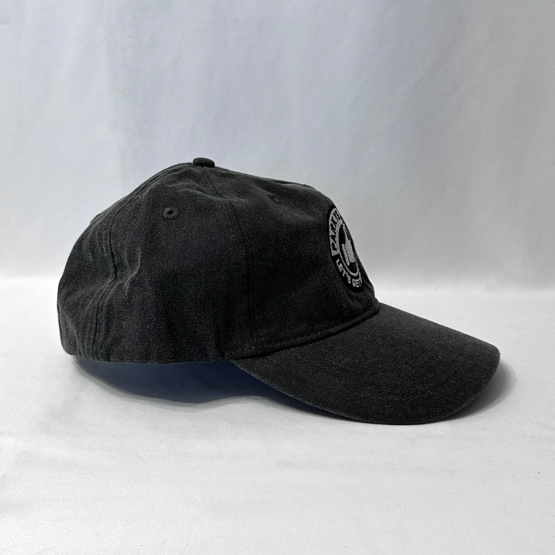 Gray-Whither’s Team Curling Hat in gray cotton with premium team logo stitching