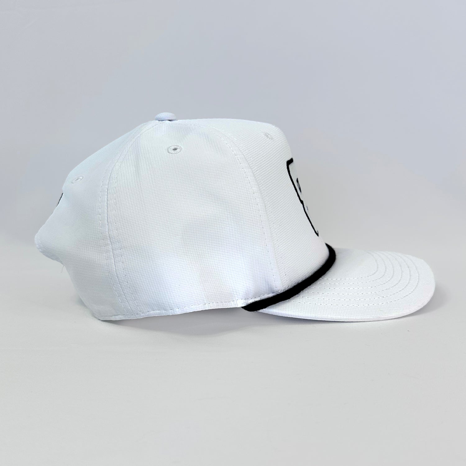 Parky’s Picks Rickwood Racing Race Day Hat #83 BJR Full White Premium Snapback with high-quality stitching.